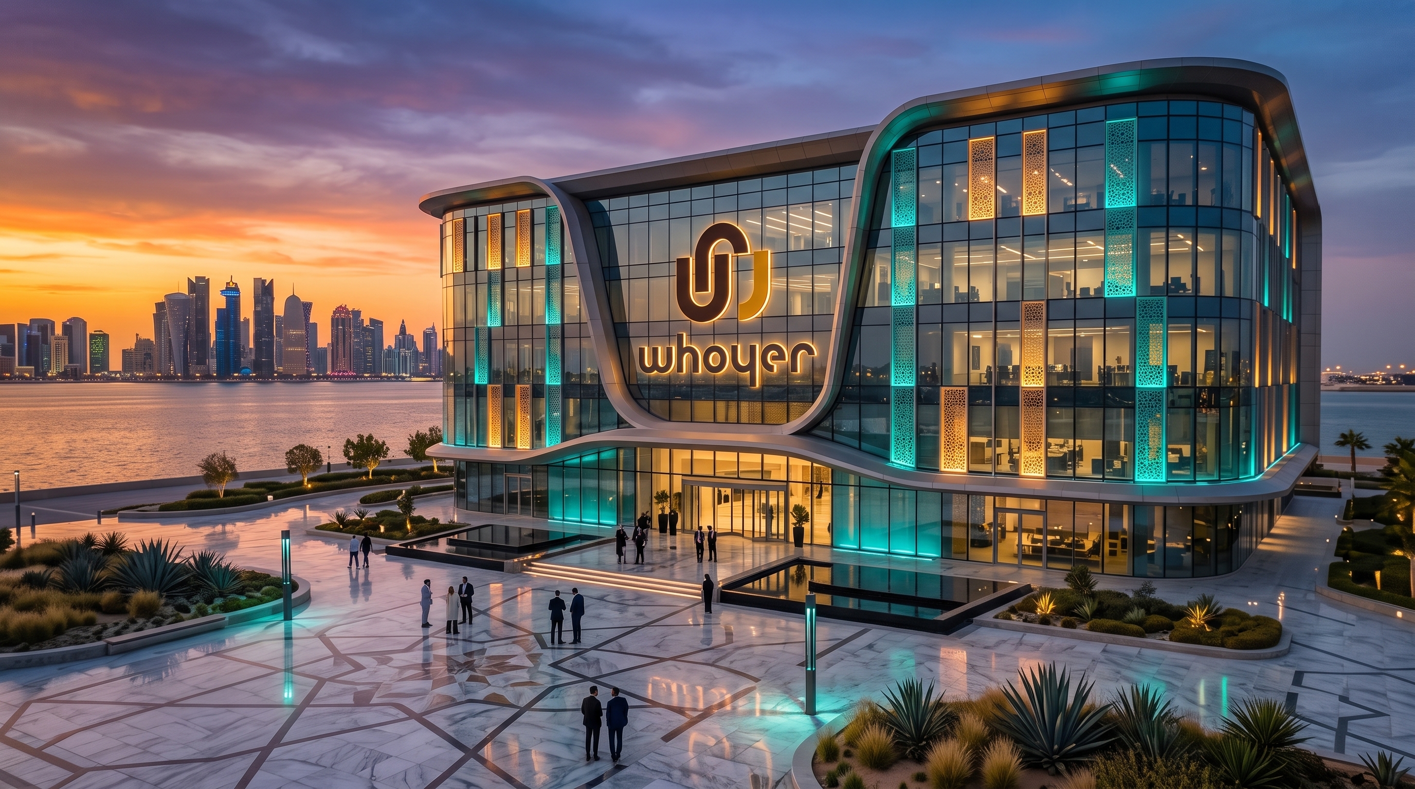 Qatar HQ mockup